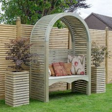 Grange Contemporary Garden Arbour - Pressure Treated