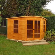 10 x 10 Shire Hampton Premium Corner Summerhouse