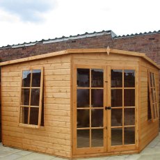 10 x 10 Shire Hampton Premium Corner Summerhouse