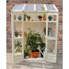 4'10" (1.47m) Wide Victorian Tall Wall Greenhouse