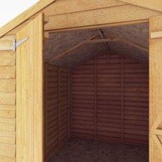 10x6 Mercia Overlap Shed - No Windows - isolated internal view