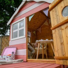 4 x 4 Mercia Snug Tower Playhouse with Slide - Close up of inside