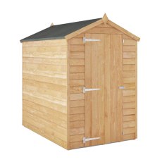 6 x 4 (1.81m x 1.25m) Mercia Overlap Shed - No windows