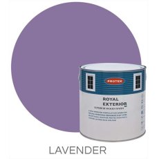 Protek Royal Exterior Paint 5 Litres - Lavender Colour Swatch with Pot