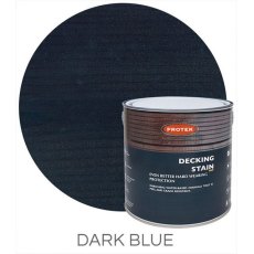 Protek Decking Stain 2.5 Litres - Dark Blue