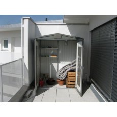 6 x 3 Biohort Europa 1 Metal Shed - In situ