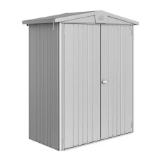 6 x 3 Biohort Europa 1 Metal Shed - Metallic Silver