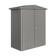 6 x 3 Biohort Europa 1 Metal Shed - Metallic Quartz Grey