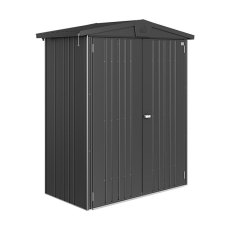 6 x 3 Biohort Europa 1 Metal Shed - Metallic Dark Grey