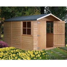 10 x 7 (2.97m x 2.05m) Shire Guernsey Pressure Treated Apex Shed