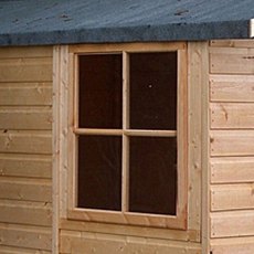 10 x 7 (2.97m x 2.05m) Shire Guernsey Pressure Treated Apex Shed