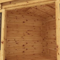 3m x 3m Mercia Corner Log Cabin (28mm to 44mm Logs) - Door Frame