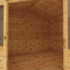 4m x4m Mercia Corner Log Cabin (28mm to 44mm Logs) - Door Framing