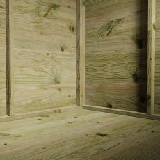 9 x 9 Mercia Premier Corner Summerhouse - Hero Image, Internal Corner Profile