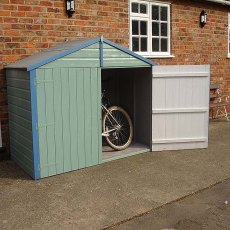 Shire Shiplap Bike Storage - Door open