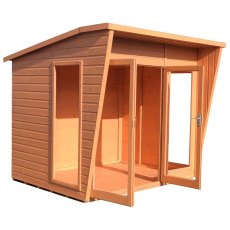 8 x 8 Shire Highclere Summerhouse - Doors open