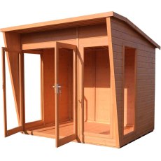 8 x 8 Shire Highclere Summerhouse - Side view