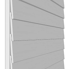 Shire 10 x 7 (2.97m x 2.05m) Shire Overlap Pressure Treated Shed - Double Door