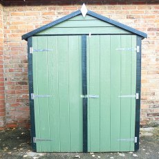 4 x 3 Shire Overlap Shed with Double Doors - Windowless