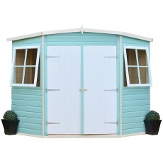 Shire 10 x 10 (2.99m x 2.99m) Shire Tongue and Groove Corner Shed