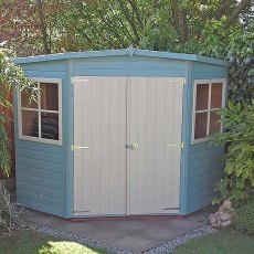 Shire 10 x 10 (2.99m x 2.99m) Shire Tongue and Groove Corner Shed