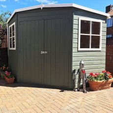 Shire 10 x 10 (2.99m x 2.99m) Shire Tongue and Groove Corner Shed