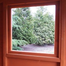 7 x 6 Shire Shed and Log Store mitred and profiled windows