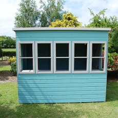 Shire Sun Pent Shiplap Potting Shed - Front View