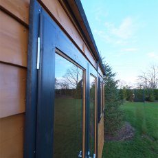 10x7 Shire Garden Studio Summerhouse - close up of windows