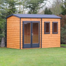 10x7 Shire Garden Studio Summerhouse - insitu