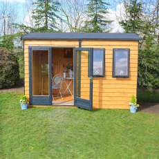 10x7 Shire Garden Studio Summerhouse - doors open