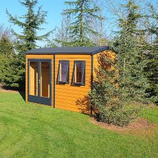 10x7 Shire Garden Studio Summerhouse - side view