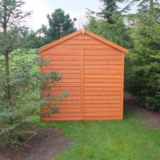 8 x 6 Overlap Windowless Shed with Double Door