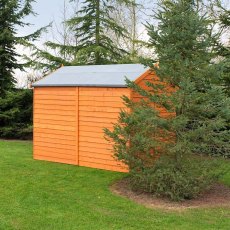 8 x 6 Overlap Windowless Shed with Double Door