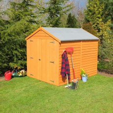 8 x 6 Overlap Windowless Shed with Double Door