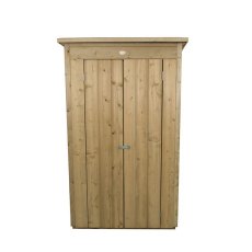 Front view of Forest Pent Tall Garden Store 3x2 compact vertical storage unit
