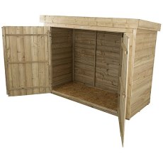 Forest Garden 6 x 3 (1.86m x 0.78m) Forest Large Pent Outdoor Store - Pressure Treated