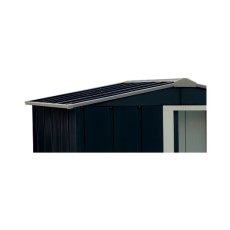 Sapphire 5 x 4 (1.52m x 1.12m) Sapphire Apex Metal Shed in Anthracite Grey