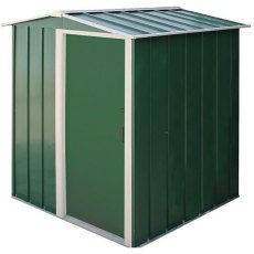 Sapphire 5 x 4 (1.52m x 1.12m) Sapphire Apex Metal Shed in Green