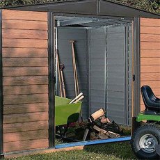 Rowlinson Garden Products 10 x 6 (3.13m x 1.81m) Rowlinson Woodvale Metal Shed