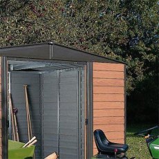 Rowlinson Garden Products 10 x 8 (3.13m x 2.42m) Rowlinson Woodvale Metal Shed