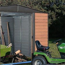 Rowlinson Garden Products 10 x 12 (3.13m x 3.70m) Rowlinson Woodvale Metal Shed