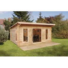 13 x 16 Forest Mendip Pent Log Cabin