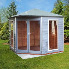 7x7 Shire Larkspur Corner Summerhouse - Side View