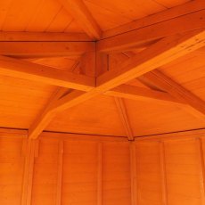 10 x 10 Shire Larkspur Corner Summerhouse - internal detail of roof