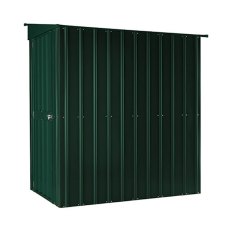 Lotus 4 x 8 (1.13m x 2.34m) Lotus Lean-To Metal Shed in Heritage Green