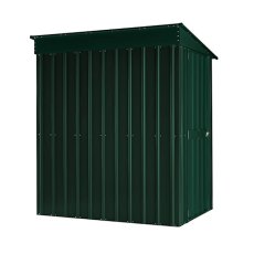 Lotus 4 x 8 (1.13m x 2.34m) Lotus Lean-To Metal Shed in Heritage Green