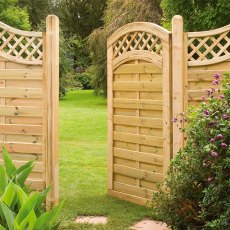 6ft High Forest Prague Gate - Pressure Treated