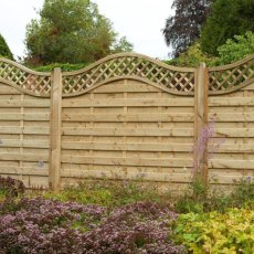 5ft High (1500mm) Forest Europa Prague Fence Panels - Pressure Treated