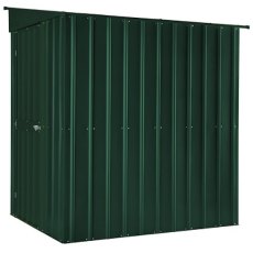 Lotus 5 x 8 (1.44m x 2.34m) Lotus Lean-To Metal Shed in Heritage Green